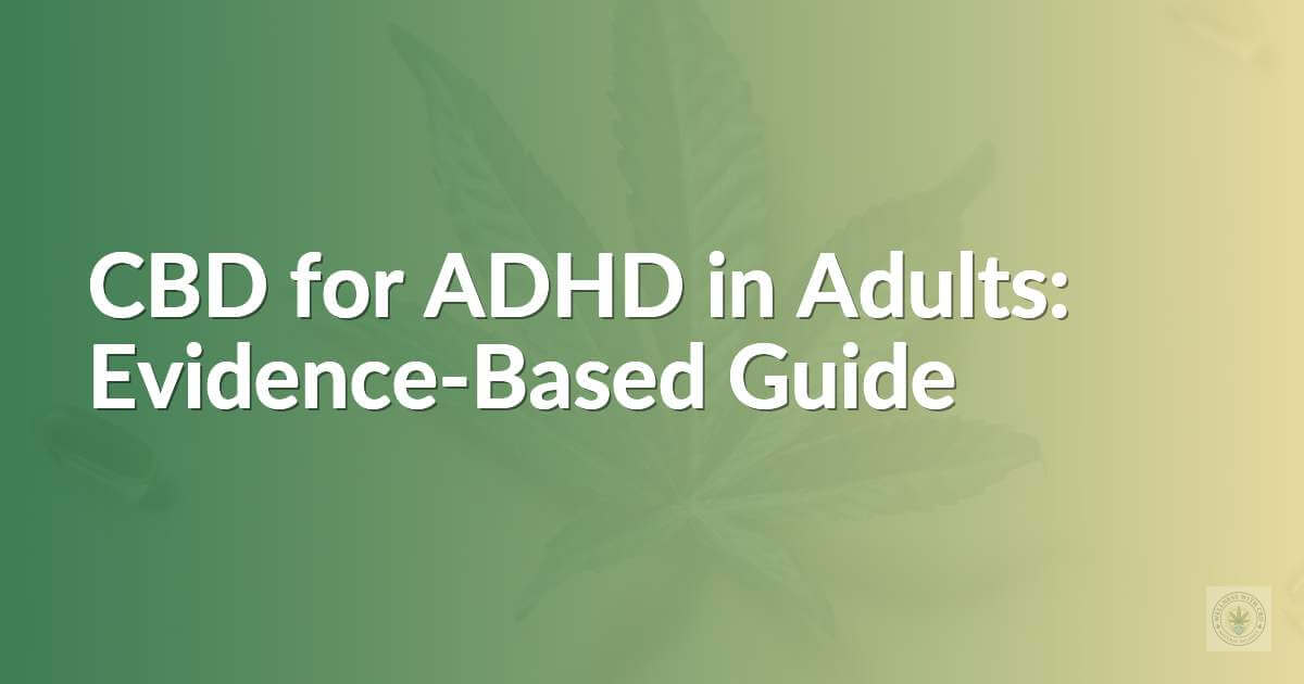 CBD guide for adult ADHD treatment