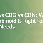 Cannabinoid comparison for personal needs
