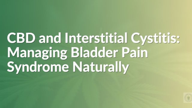 Text about managing bladder pain naturally